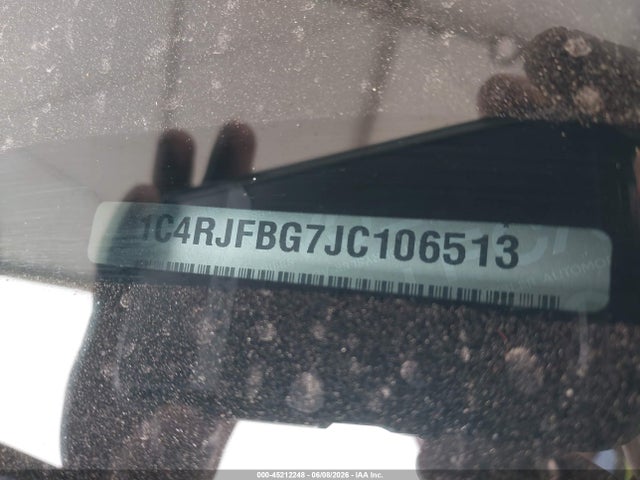 1C4RJFBG7JC106513 Jeep Grand Cherokee Limited 4x4