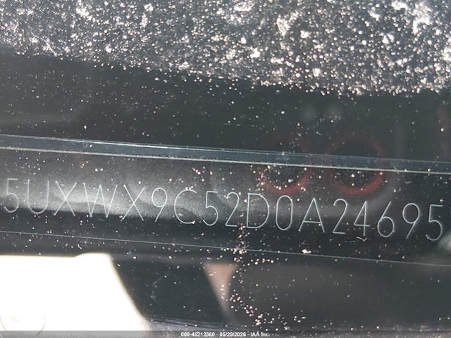 45212360 :رقم المزاد ، 5UXWX9C52D0A24695 vin ، 2013 Bmw X3 Xdrive28i مزاد بيع