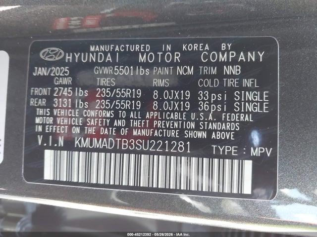 Genesis Gv70 2.5t Awd 2025 KMUMADTB3SU221281 Image 9