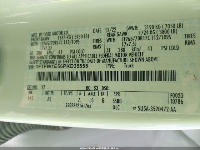 Ford F-150 Xl 2023 1FTFW1E56PKD35555 Image 9