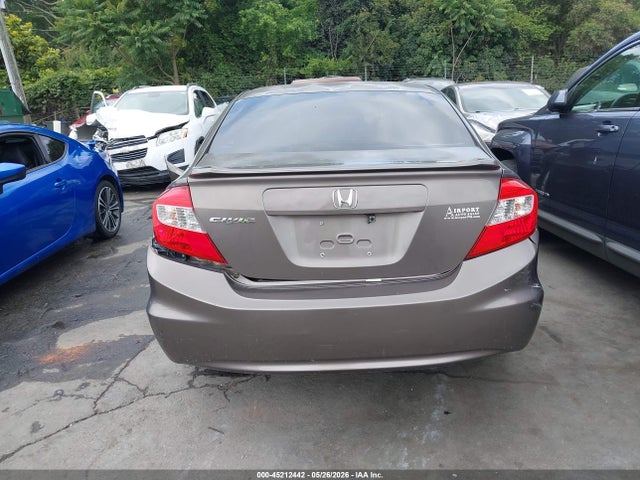 45212442 :رقم المزاد ، 2HGFB2F96CH566817 vin ، 2012 Honda Civic Ex-l مزاد بيع
