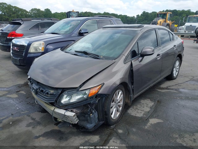 45212442 :رقم المزاد ، 2HGFB2F96CH566817 vin ، 2012 Honda Civic Ex-l مزاد بيع