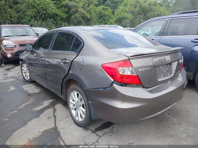 45212442 :رقم المزاد ، 2HGFB2F96CH566817 vin ، 2012 Honda Civic Ex-l مزاد بيع