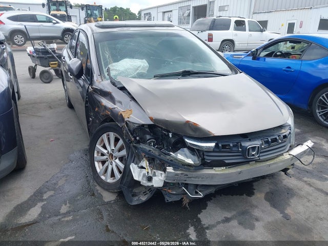 45212442 :رقم المزاد ، 2HGFB2F96CH566817 vin ، 2012 Honda Civic Ex-l مزاد بيع