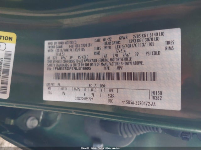 Ford Bronco Wildtrak 2022 1FMEE5DP7NLB16695 Image 9