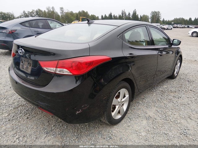 2013 Hyundai Elantra Gls მანქანა იყიდება აუქციონზე, vin: 5NPDH4AE7DH443119, აუქციონის ნომერი: 45212465
