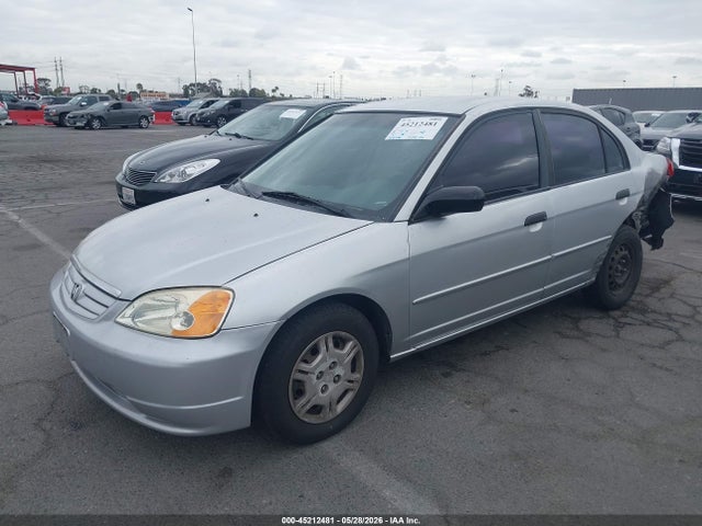 Продаж на аукціоні авто 2001 Honda Civic Lx, vin: 2HGES16521H596252, номер лоту: 45212481