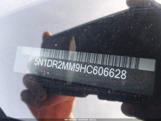 5N1DR2MM9HC606628 Nissan Pathfinder Platinum/s/sl/sv