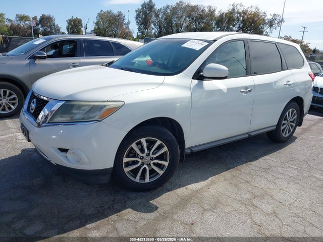 2013 Nissan Pathfinder S მანქანა იყიდება აუქციონზე, vin: 5N1AR2MM0DC623959, აუქციონის ნომერი: 45212690