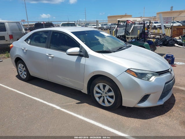 2016 Toyota Corolla Le მანქანა იყიდება აუქციონზე, vin: 5YFBURHE1GP438088, აუქციონის ნომერი: 45212818