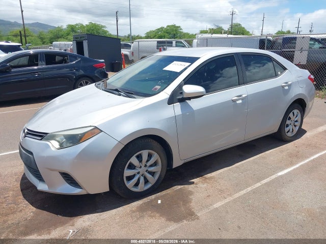 Aukcja sprzedaży 2016 Toyota Corolla Le, vin: 5YFBURHE1GP438088, numer aukcji: 45212818