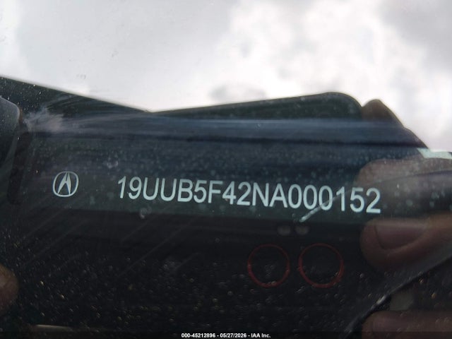 45212896 :رقم المزاد ، 19UUB5F42NA000152 vin ، 2022 Acura Tlx Technology Package مزاد بيع