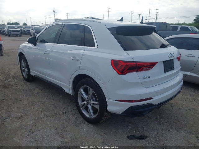 Продажа на аукционе авто 2020 Audi Q3 Premium 45 Tfsi S Line Quattro Tiptronic, vin: WA1DECF37L1010524, номер лота: 45212997