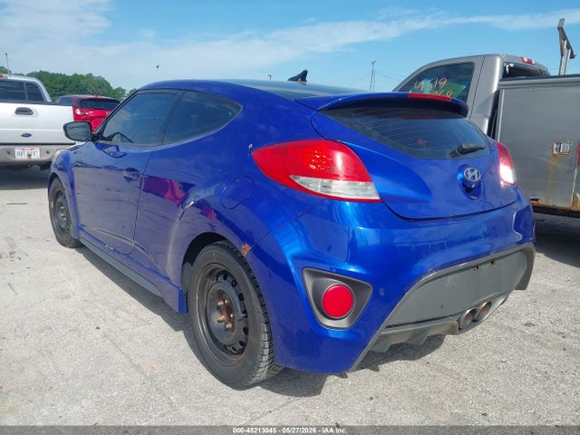 Продажа на аукционе авто 2013 Hyundai Veloster Turbo W/black, vin: KMHTC6AE9DU111948, номер лота: 45213045