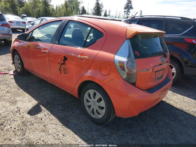 Aukcja sprzedaży 2013 Toyota Prius C Three, vin: JTDKDTB31D1039721, numer aukcji: 45213219