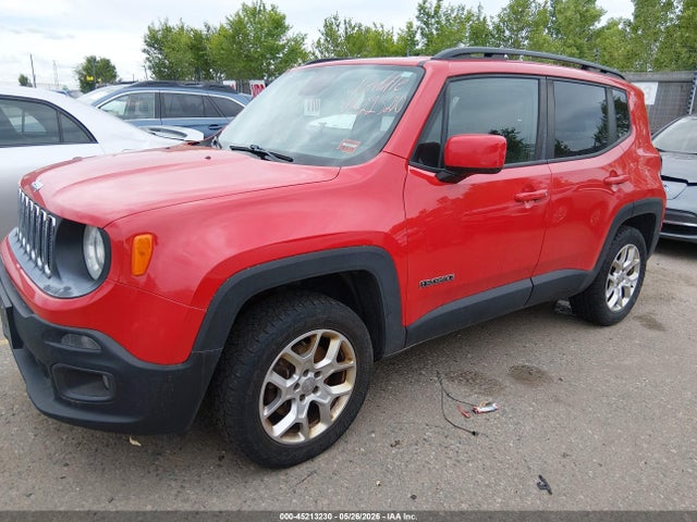 2015 Jeep Renegade Latitude მანქანა იყიდება აუქციონზე, vin: ZACCJBBT9FPB32531, აუქციონის ნომერი: 45213230