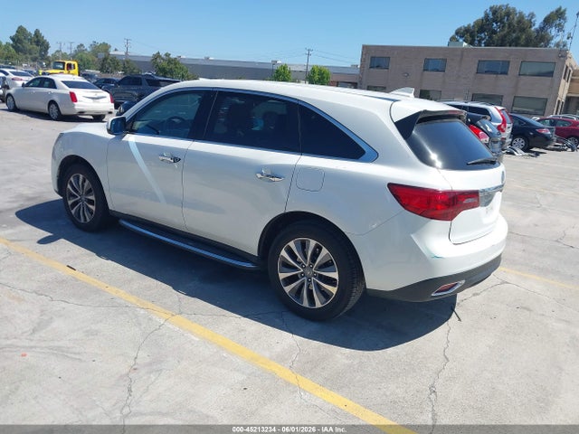 Aukcja sprzedaży 2016 Acura Mdx Technology   Acurawatch Plus Packages/technology Package, vin: 5FRYD3H47GB002693, numer aukcji: 45213234