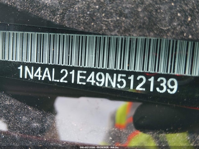 Продаж на аукціоні авто 2009 Nissan Altima 2.5 S, vin: 1N4AL21E49N512139, номер лоту: 45213306