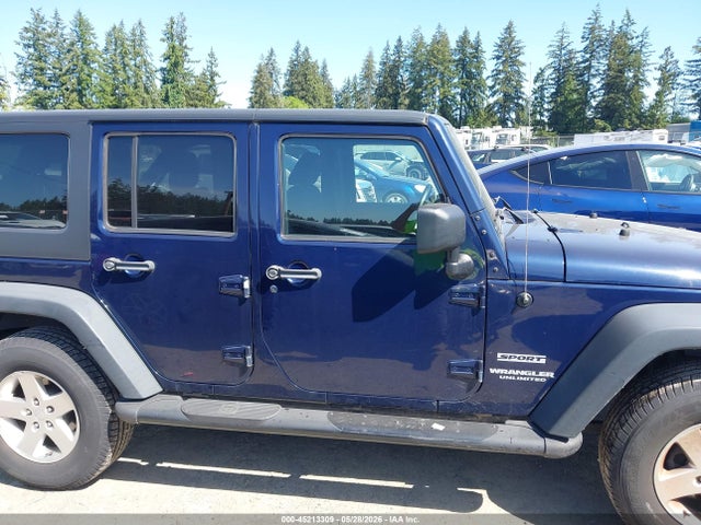 45213309 :رقم المزاد ، 1C4HJWDG0DL623195 vin ، 2013 Jeep Wrangler Unlimited Sport مزاد بيع