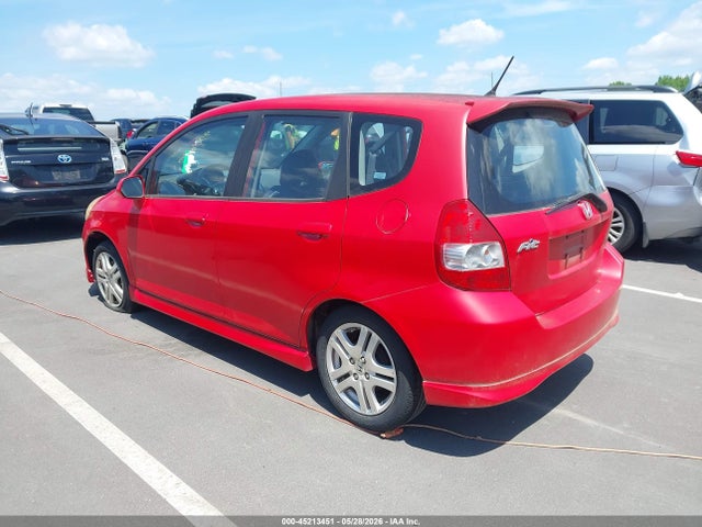 Продаж на аукціоні авто 2008 Honda Fit Sport, vin: JHMGD38678S067335, номер лоту: 45213451