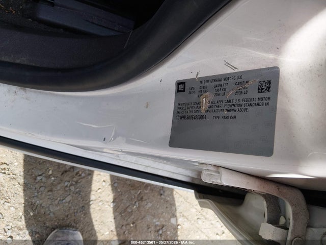 2014 Buick Verano Convenience Group მანქანა იყიდება აუქციონზე, vin: 1G4PR5SK0E4200064, აუქციონის ნომერი: 45213501
