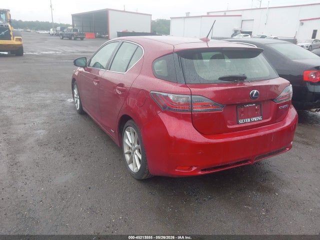 45213555 :رقم المزاد ، JTHKD5BH5C2091397 vin ، 2012 Lexus Ct 200h Premium مزاد بيع