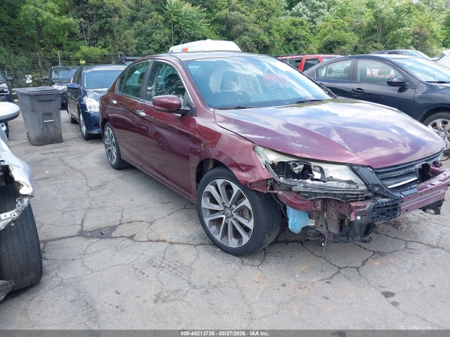 2015 Honda Accord Sport მანქანა იყიდება აუქციონზე, vin: 1HGCR2F59FA235860, აუქციონის ნომერი: 45213735