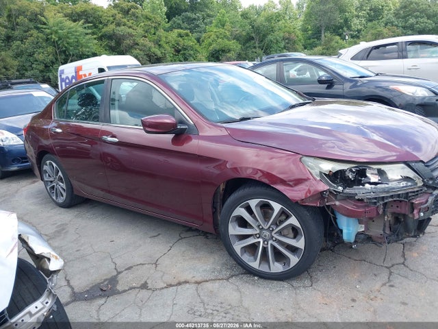 45213735 :رقم المزاد ، 1HGCR2F59FA235860 vin ، 2015 Honda Accord Sport مزاد بيع
