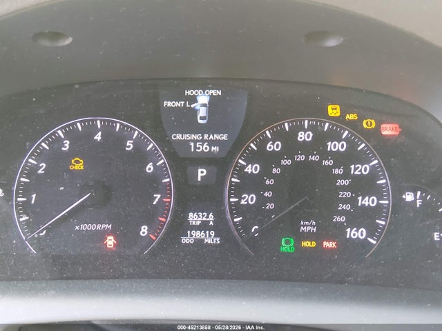 Продаж на аукціоні авто 2008 Lexus Ls 460, vin: JTHBL46F185063561, номер лоту: 45213858