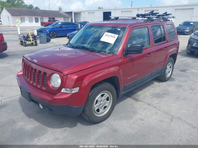 2014 Jeep Patriot Sport მანქანა იყიდება აუქციონზე, vin: 1C4NJPBA6ED779633, აუქციონის ნომერი: 45213920