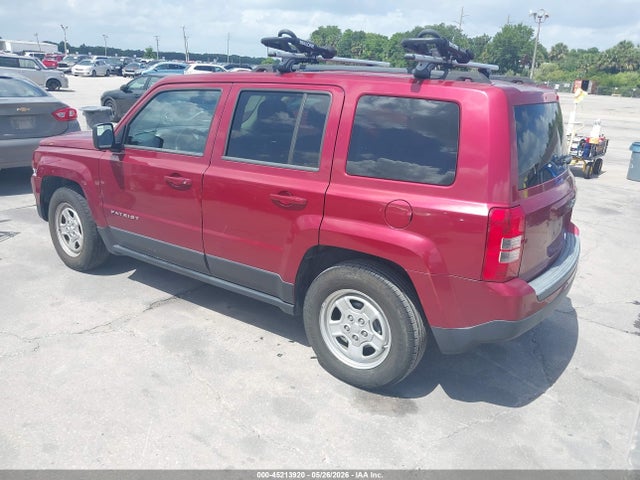 2014 Jeep Patriot Sport მანქანა იყიდება აუქციონზე, vin: 1C4NJPBA6ED779633, აუქციონის ნომერი: 45213920