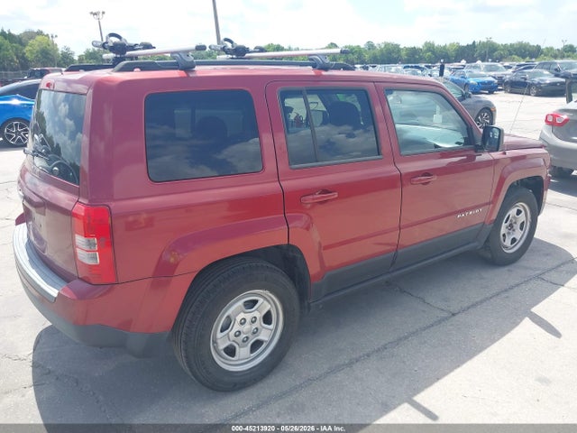 2014 Jeep Patriot Sport მანქანა იყიდება აუქციონზე, vin: 1C4NJPBA6ED779633, აუქციონის ნომერი: 45213920