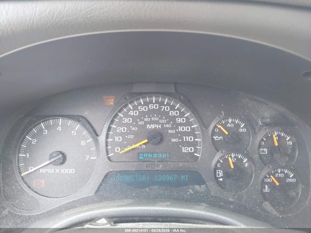 Продаж на аукціоні авто 2002 Chevrolet Trailblazer Ltz, vin: 1GNDS13S722157389, номер лоту: 45214151