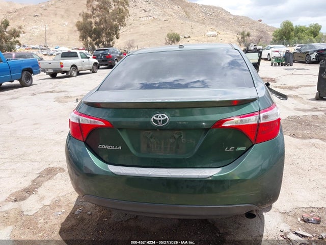 45214224 :رقم المزاد ، 5YFBPRHE2EP106052 vin ، 2014 Toyota Corolla Le Eco Premium مزاد بيع