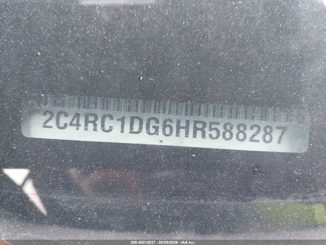 Aukcja sprzedaży 2017 Chrysler Pacifica Touring, vin: 2C4RC1DG6HR588287, numer aukcji: 45214337