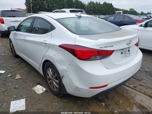 Aukcja sprzedaży 2016 Hyundai Elantra Se, vin: 5NPDH4AE3GH711863, numer aukcji: 45214358