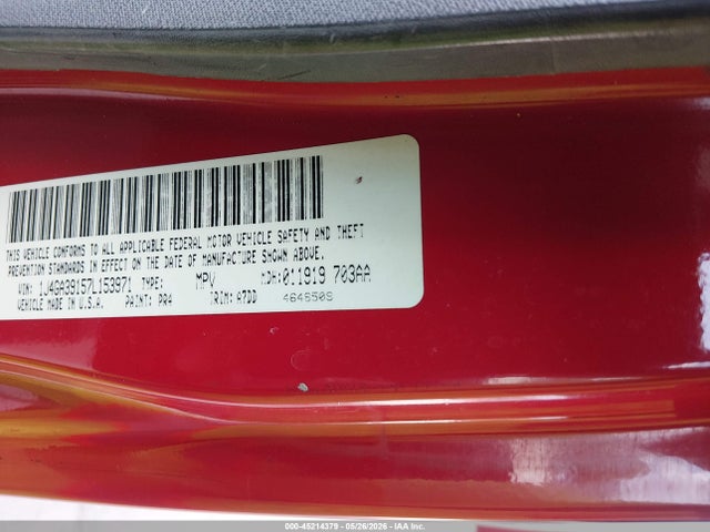 Продаж на аукціоні авто 2007 Jeep Wrangler Unlimited X, vin: 1J4GA39157L153971, номер лоту: 45214379