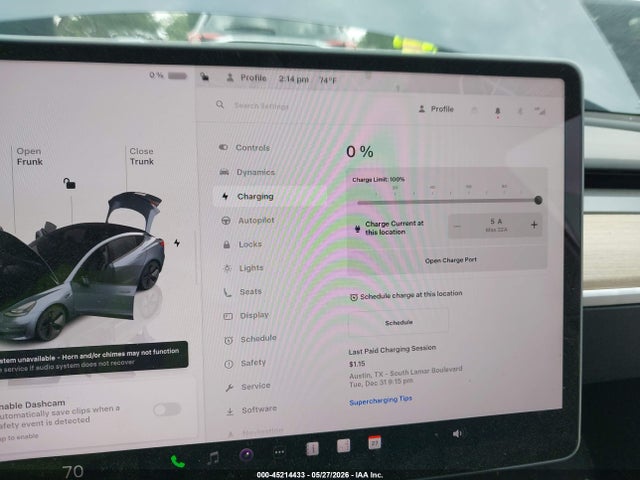 2023 Tesla Model 3 Rear-wheel Drive მანქანა იყიდება აუქციონზე, vin: 5YJ3E1EA6PF713017, აუქციონის ნომერი: 45214433