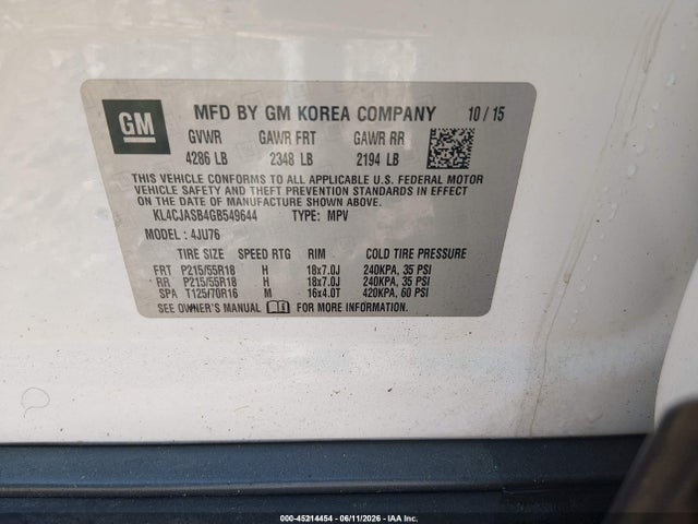 Buick Encore 2016 KL4CJASB4GB549644 Image 9