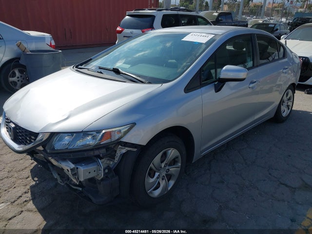 2015 Honda Civic Lx მანქანა იყიდება აუქციონზე, vin: 2HGFB2F57FH526649, აუქციონის ნომერი: 45214481
