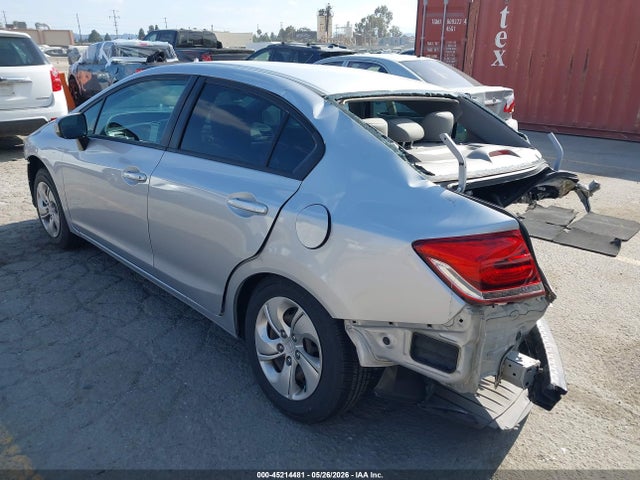 2015 Honda Civic Lx მანქანა იყიდება აუქციონზე, vin: 2HGFB2F57FH526649, აუქციონის ნომერი: 45214481