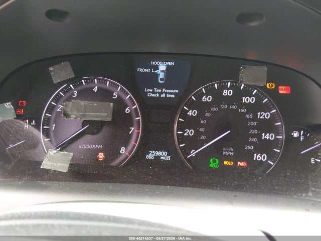 Aukcja sprzedaży 2007 Lexus Ls 460, vin: JTHBL46F475034070, numer aukcji: 45214537