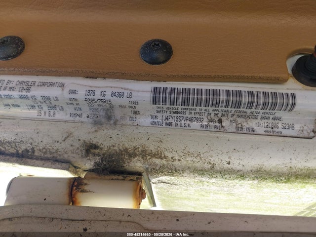 Aukcja sprzedaży 1997 Jeep Wrangler Sport, vin: 1J4FY19S7VP487932, numer aukcji: 45214660