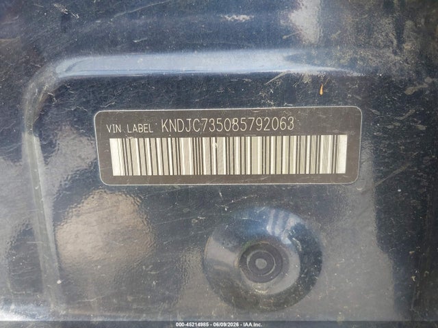 45214985 :رقم المزاد ، KNDJC735085792063 vin ، 2008 Kia Sorento Lx مزاد بيع
