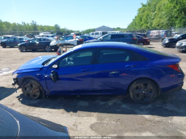45215077 :رقم المزاد ، KMHLM4AJ2PU059145 vin ، 2023 Hyundai Elantra Hybrid Blue مزاد بيع