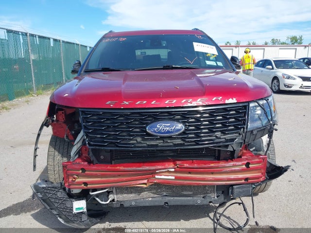 2018 Ford Explorer Sport მანქანა იყიდება აუქციონზე, vin: 1FM5K8GTXJGB05728, აუქციონის ნომერი: 45215178