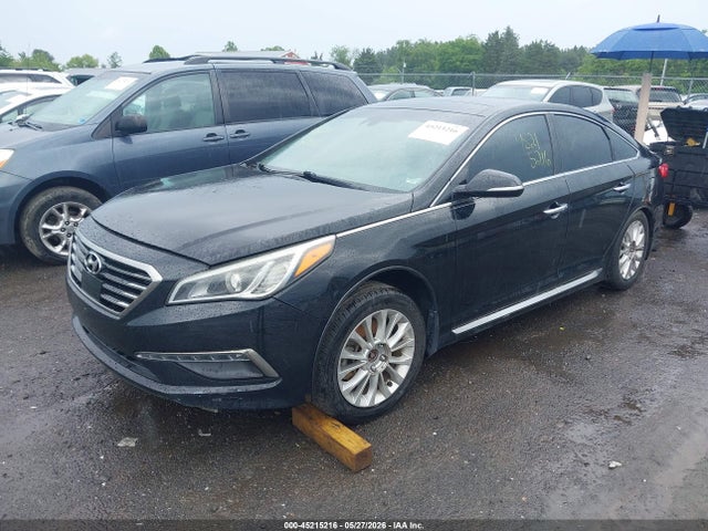 2015 Hyundai Sonata Limited მანქანა იყიდება აუქციონზე, vin: 5NPE34AF8FH131227, აუქციონის ნომერი: 45215216
