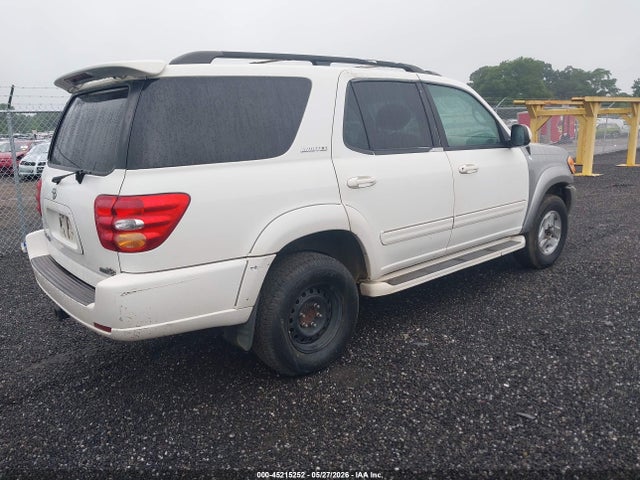 2001 Toyota Sequoia Limited V8 მანქანა იყიდება აუქციონზე, vin: 5TDZT38A51S041543, აუქციონის ნომერი: 45215252