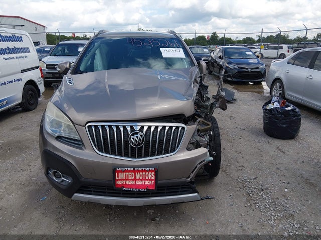 45215261 :رقم المزاد ، KL4CJBSB2FB123617 vin ، 2015 Buick Encore Convenience مزاد بيع