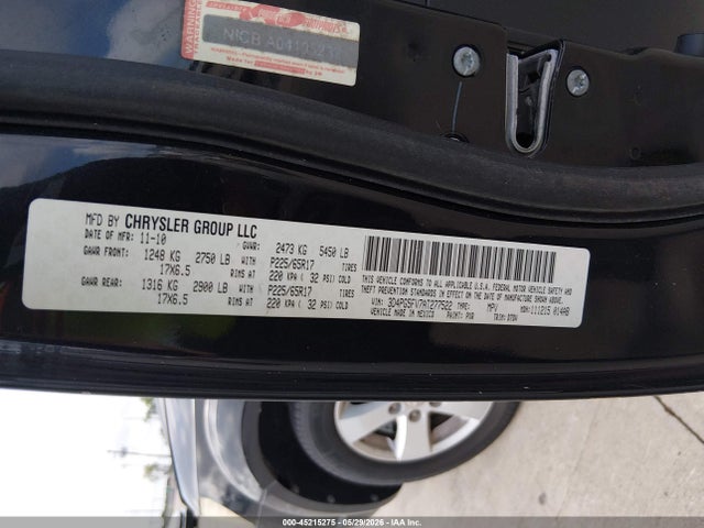 45215275 :رقم المزاد ، 3D4PG5FV7AT277522 vin ، 2010 Dodge Journey Sxt مزاد بيع